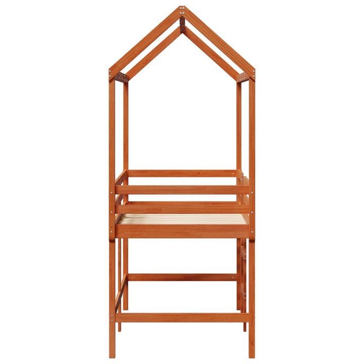 Hemsengramme VoksBrun 90 x 190 cm Massivt fyrretræ