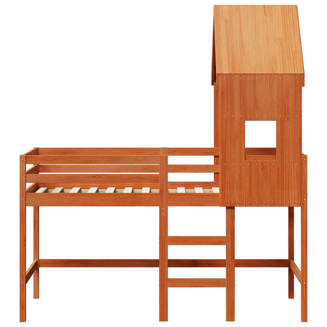 Hemsengramme VoksBrun 90 x 190 cm Massivt fyrretræ