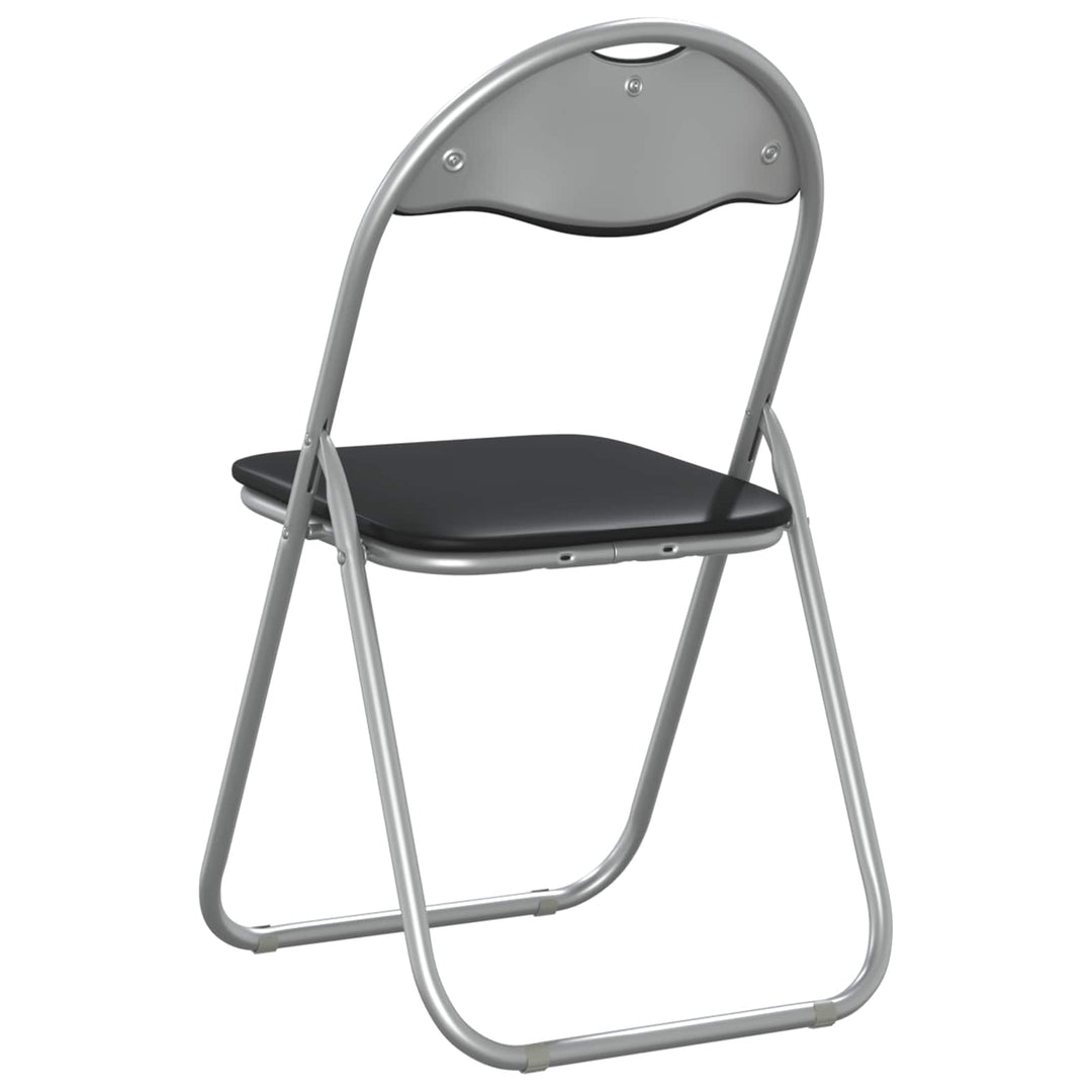 Sammenklappelig stol 2 pcs Sort og grå 48 x 43,5 x 81 cm