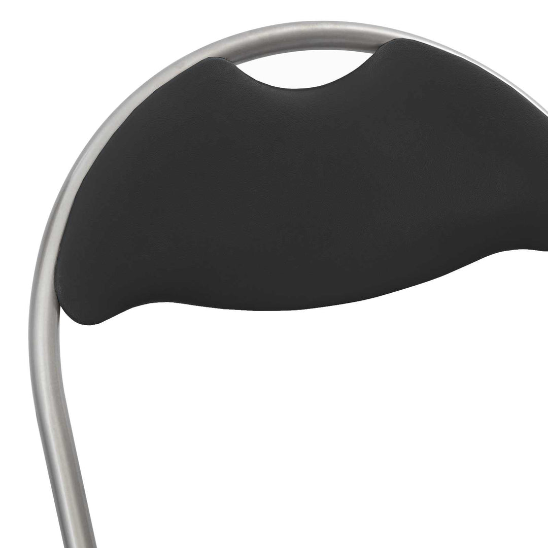 Sammenklappelig stol 8 pcs Sort og grå 48 x 43,5 x 81 cm