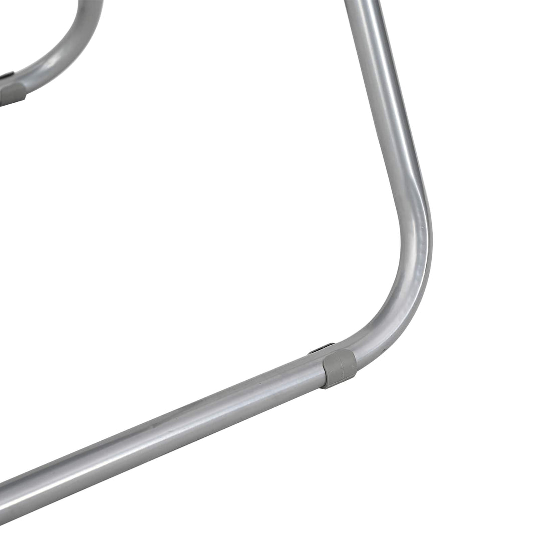 Sammenklappelig stol 8 pcs Sort og grå 48 x 43,5 x 81 cm