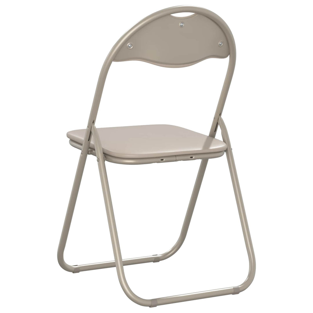 Sammenklappelig stol 8 pcs Sandfarvet 48 x 43,5 x 81 cm