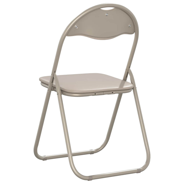 Sammenklappelig stol 8 pcs Sandfarvet 48 x 43,5 x 81 cm