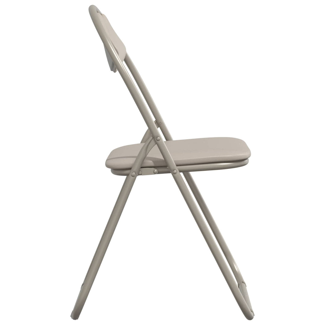 Sammenklappelig stol 2 pcs Sandfarvet 48 x 43,5 x 81 cm