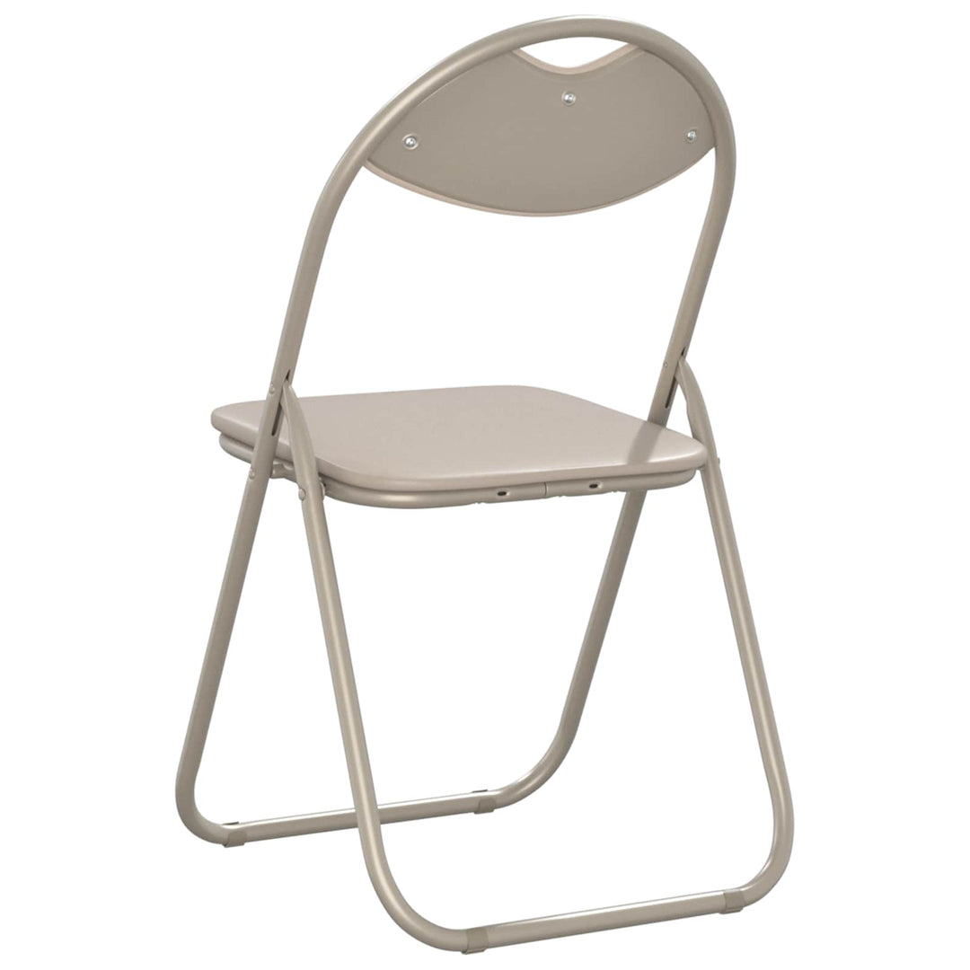 Sammenklappelig stol 8 pcs Sandfarvet 48 x 43,5 x 81 cm