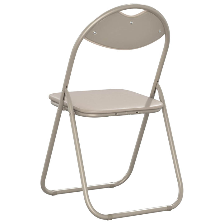 Sammenklappelig stol 8 pcs Sandfarvet 48 x 43,5 x 81 cm