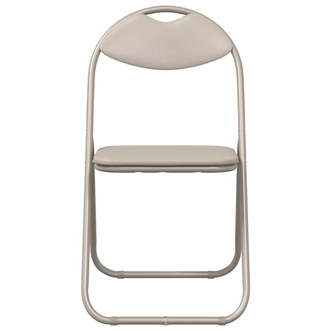 Sammenklappelig stol 8 pcs Sandfarvet 48 x 43,5 x 81 cm