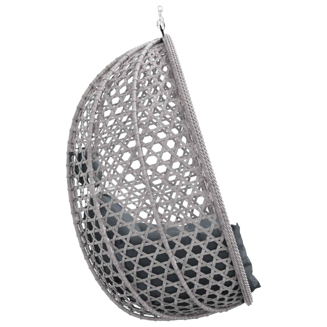 Hængestol uden stativ Anthracit og grå 92 x 57,5 x 110 cm