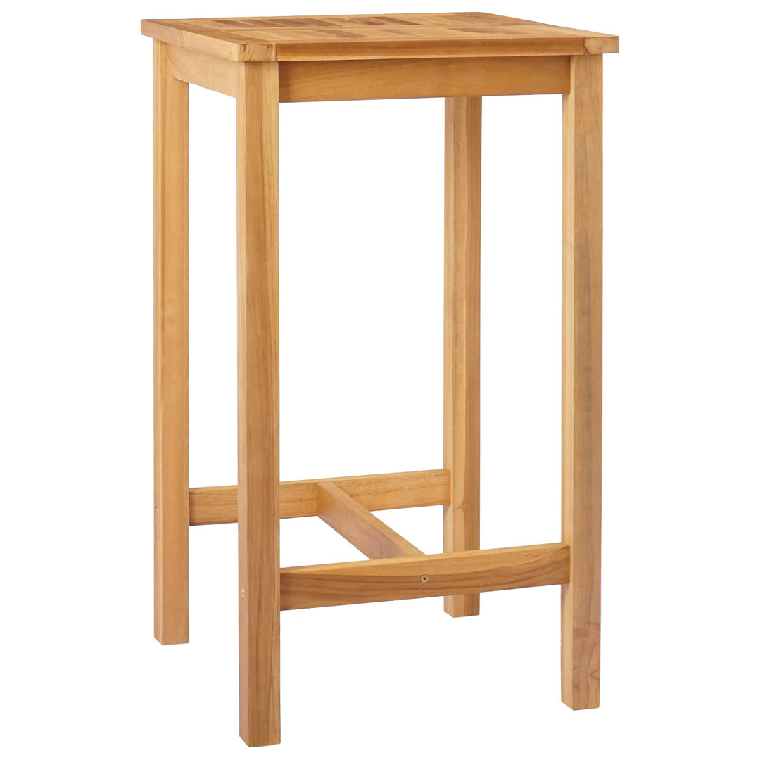 Barbord Naturfarvet 60 x 60 x 105 cm Massiv Teak