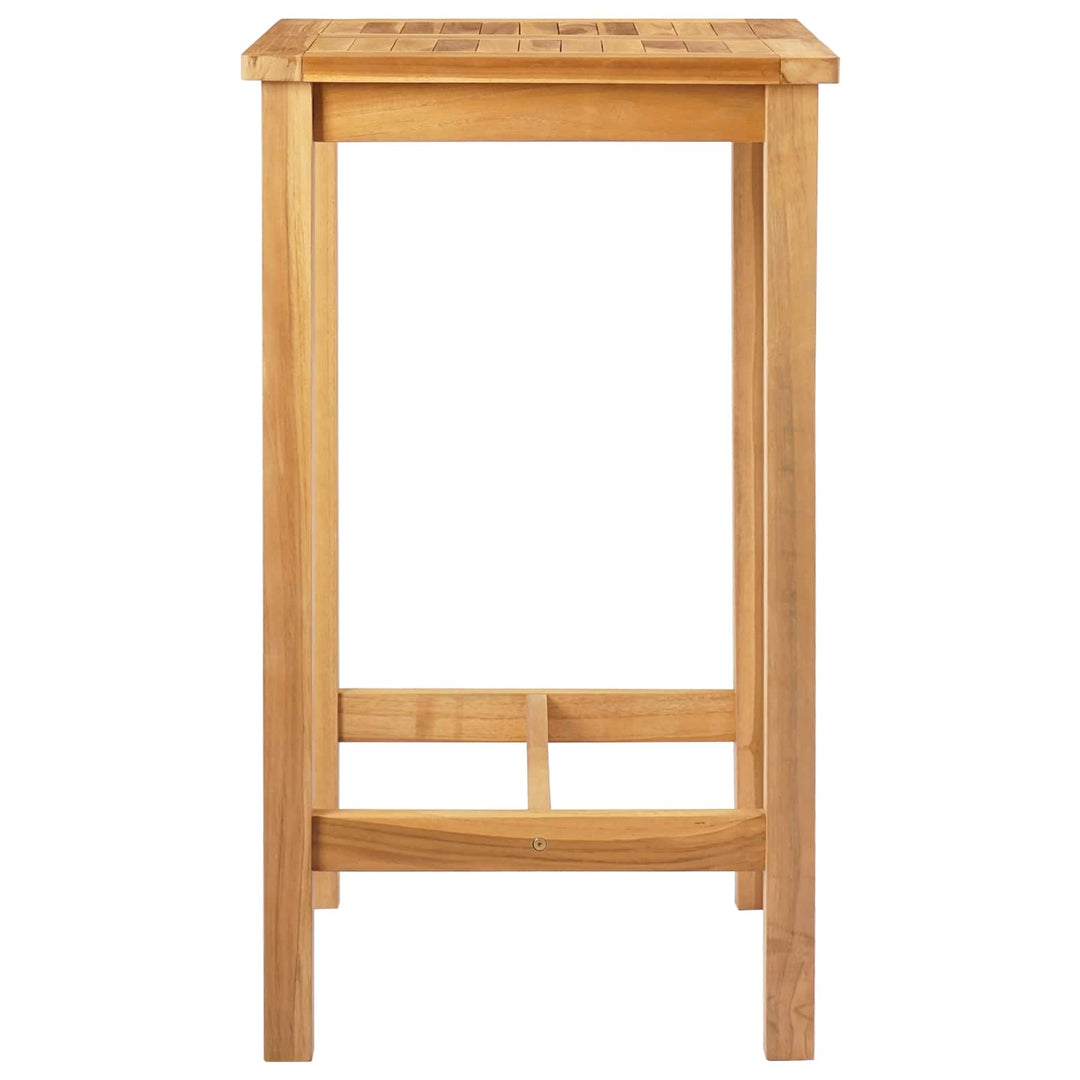 Barbord Naturfarvet 60 x 60 x 105 cm Massiv Teak