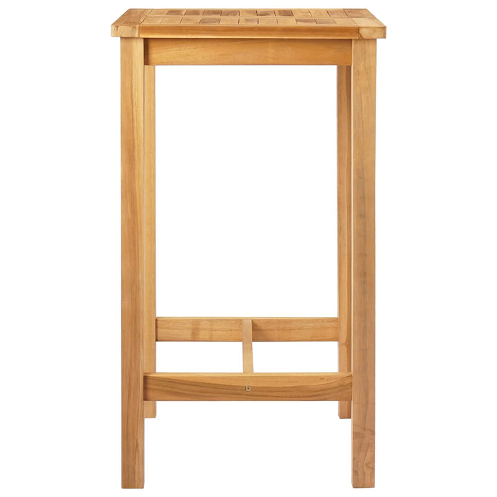 Barbord Naturfarvet 60 x 60 x 105 cm Massiv Teak