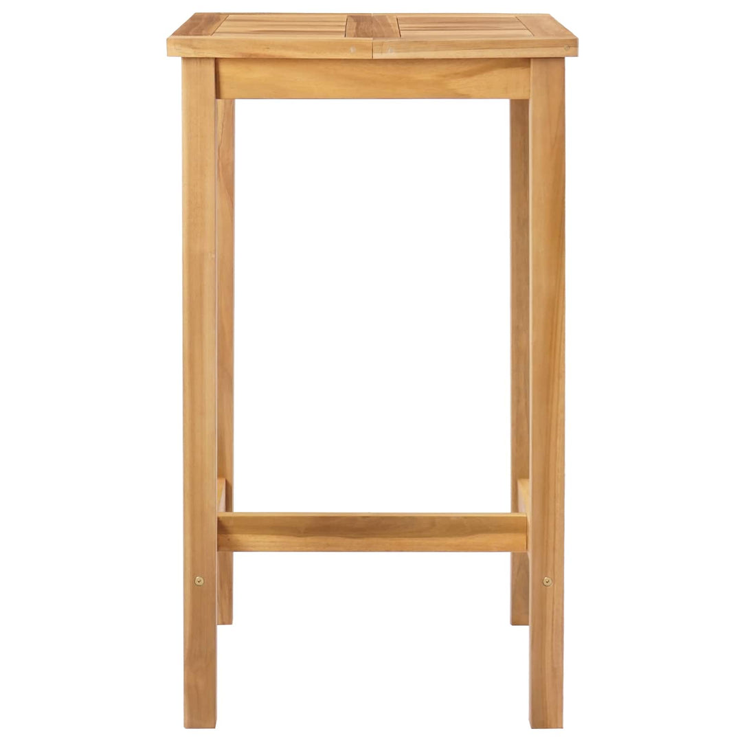 Barbord Naturfarvet 60 x 60 x 105 cm Massiv Teak