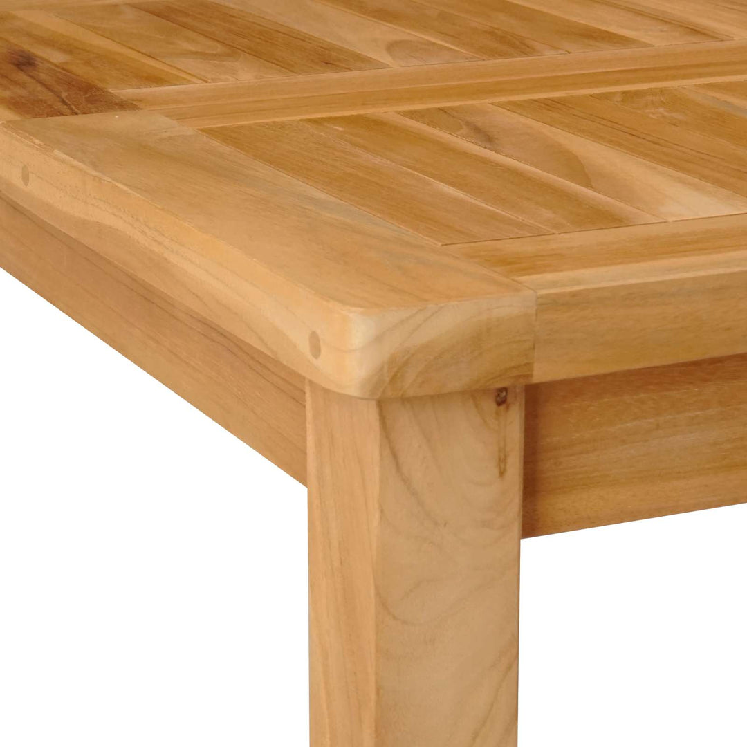 Barbord Naturfarvet 110 x 60 x 105 cm Massiv Teak