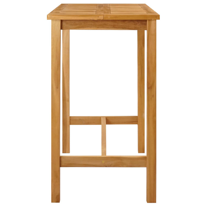 Barbord Naturfarvet 110 x 60 x 105 cm Massiv Teak
