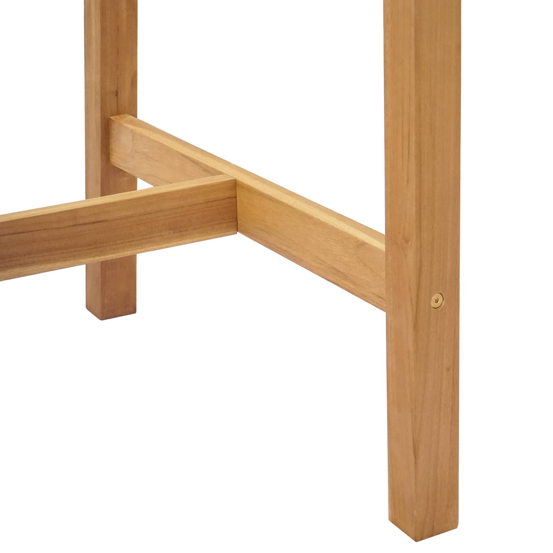 Barbord Naturfarvet 150 x 75 x 105 cm Massiv Teaktræ