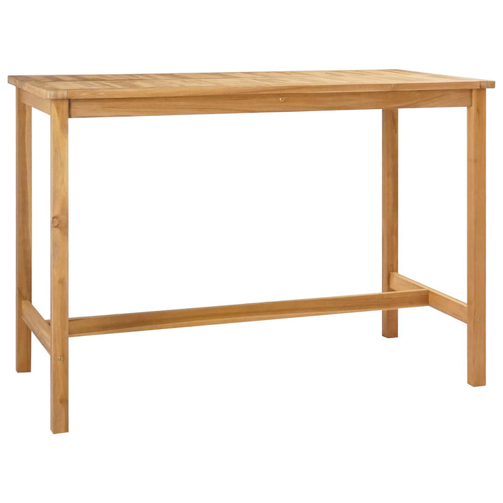 Barbord Naturfarvet 150 x 75 x 105 cm Massiv Teaktræ