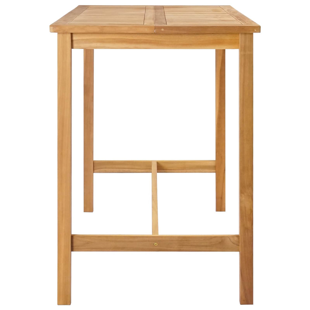 Barbord Naturfarvet 150 x 75 x 105 cm Massiv Teaktræ