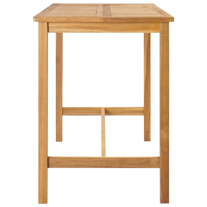 Barbord Naturfarvet 150 x 75 x 105 cm Massiv Teaktræ