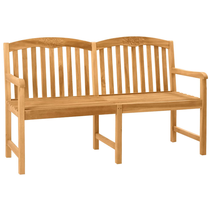Håndskåret Rosenbænk 179,5 x 61 x 90 cm Massiv Teaktræ