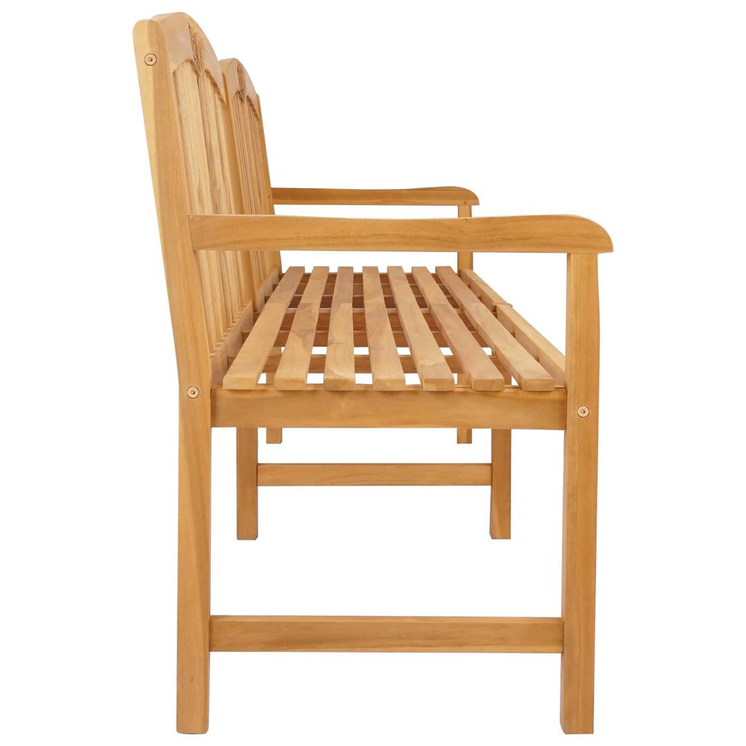 Håndskåret Rosenbænk 228 x 60 x 90 cm Massiv Teaktræ