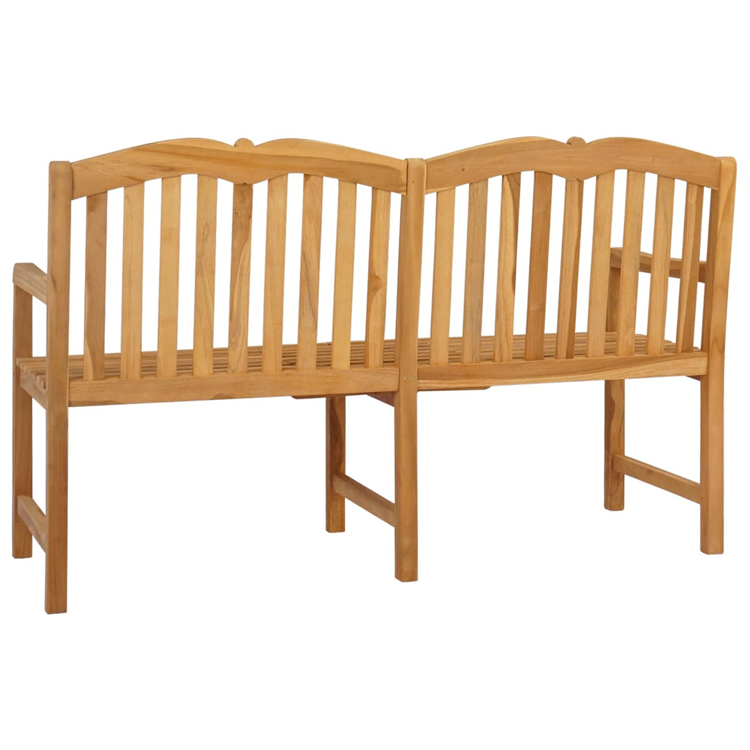 Håndskåret Rosenbænk 150,5 x 60 x 95 cm Massiv Teaktræ