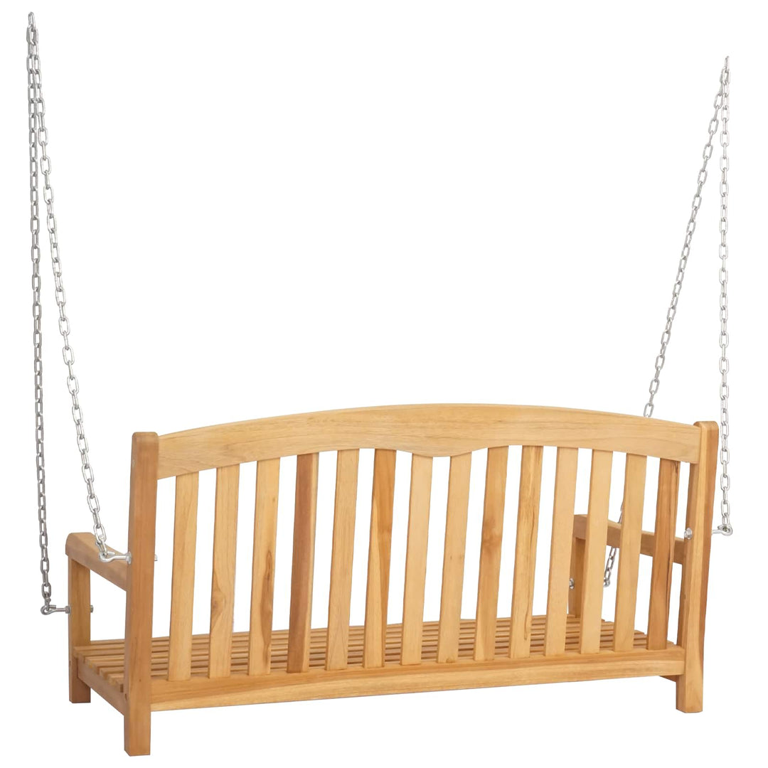 Gyng Bænk 114 x 61 x 61,5 cm Massiv Teaktræ Naturfarvet
