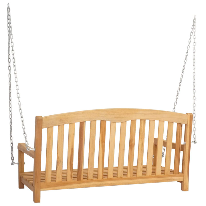 Gyng Bænk 114 x 61 x 61,5 cm Massiv Teaktræ Naturfarvet