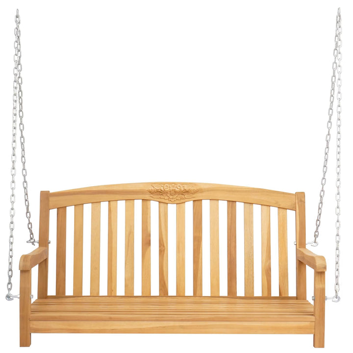 Gyng Bænk 114 x 61 x 61,5 cm Massiv Teaktræ Naturfarvet