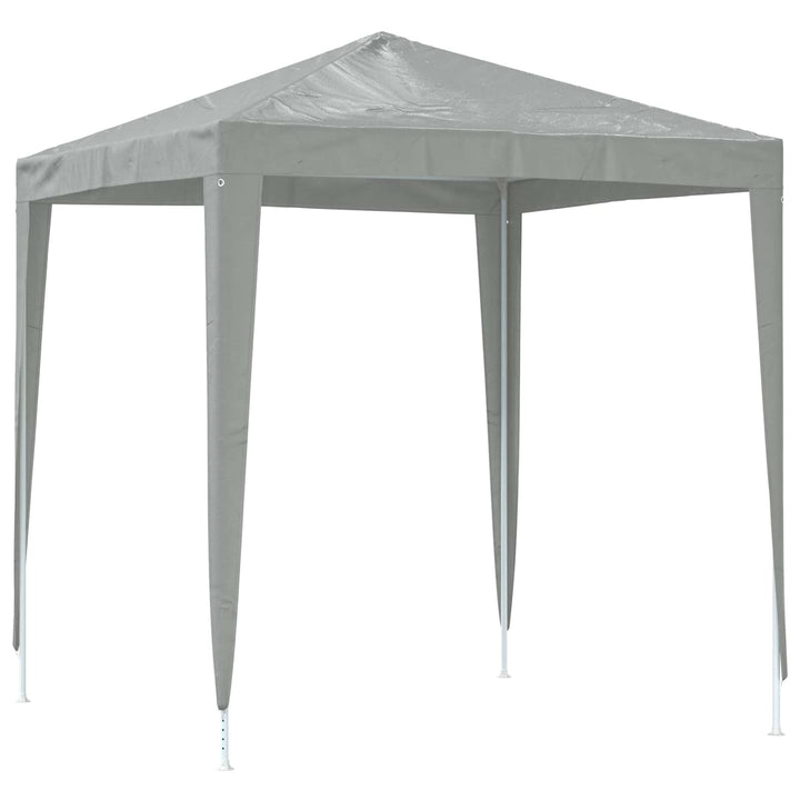 Party Tent 200 x 200 x 240 cm Lysegrå PE og stål