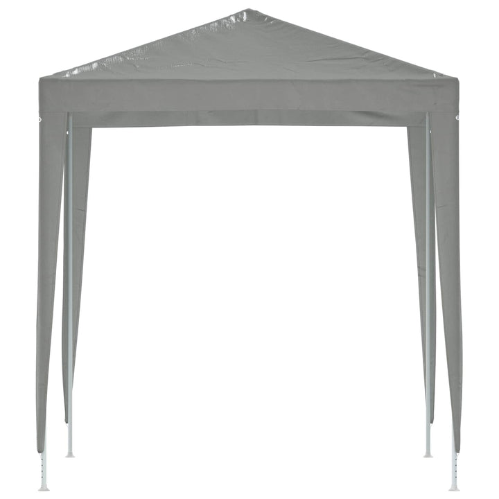 Party Tent 200 x 200 x 240 cm Lysegrå PE og stål