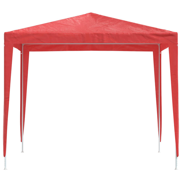 Party Tent 250 x 250 x 240 cm Rød PE og stål