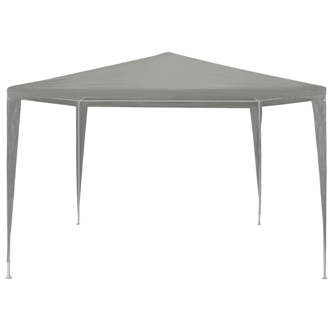 Party Tent Lysegrå 300 x 300 x 255 cm PE og stål