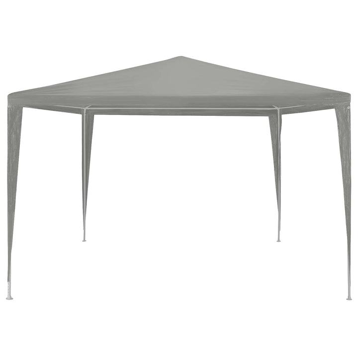 Party Tent Lysegrå 300 x 300 x 255 cm PE og stål