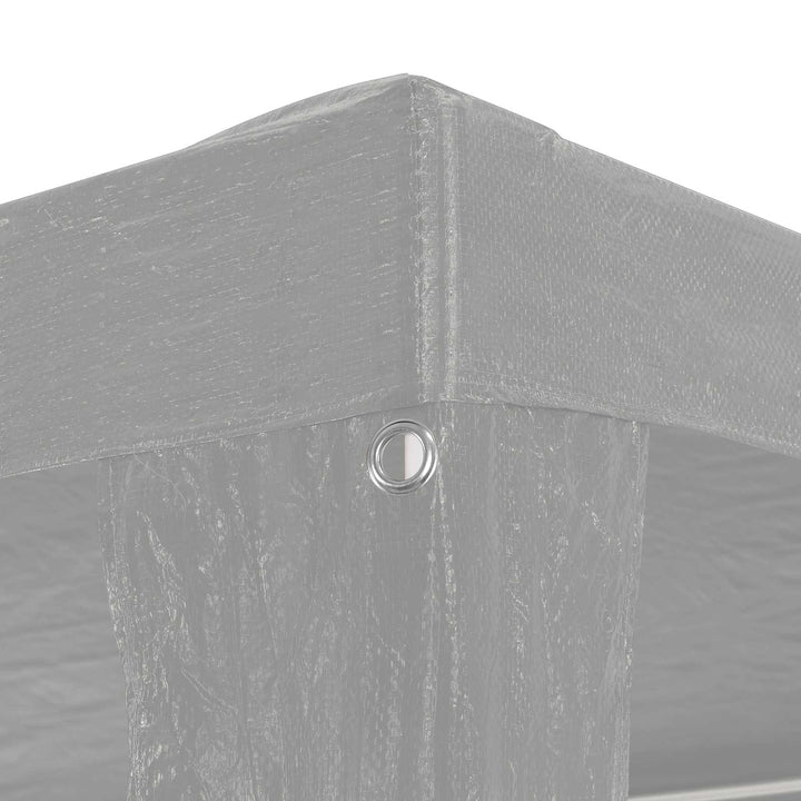Party Tent Lysegrå 900 x 300 x 255 cm PE og stål