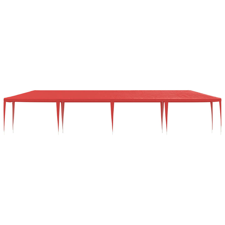 Party Tent Rød 1200 x 300 x 255 cm PE og stål