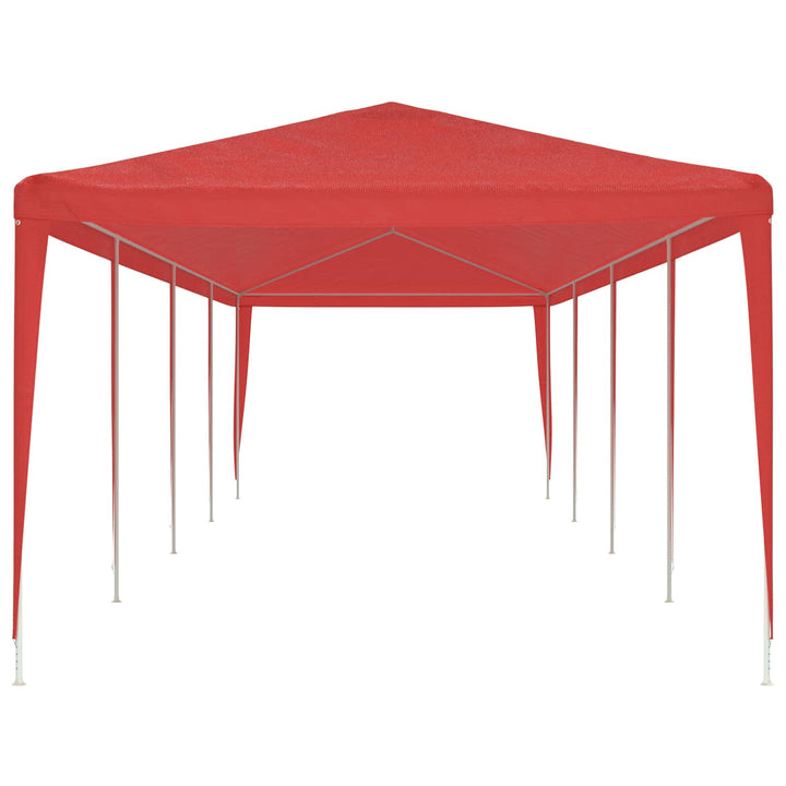 Party Tent Rød 1200 x 300 x 255 cm PE og stål