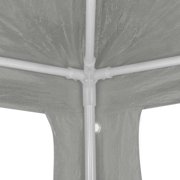 Party Tent Lysegrå 1200 x 300 x 255 cm PE og stål