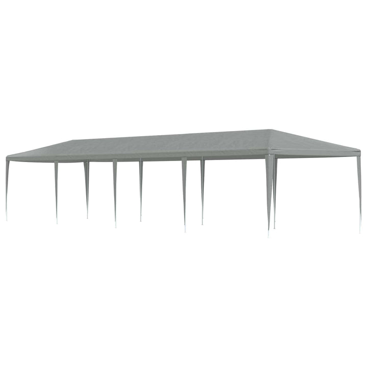 Party Tent Lysegrå 1200 x 300 x 255 cm PE og stål