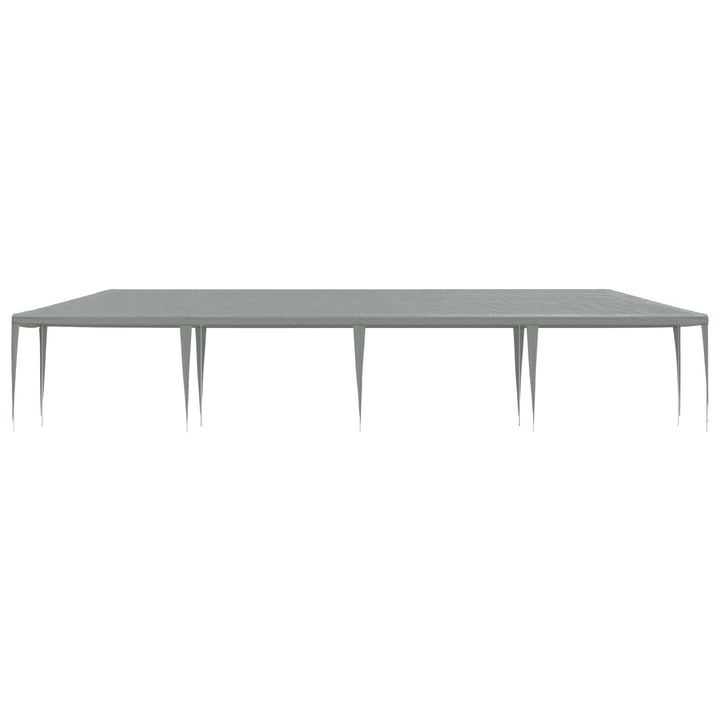 Party Tent Lysegrå 1200 x 300 x 255 cm PE og stål