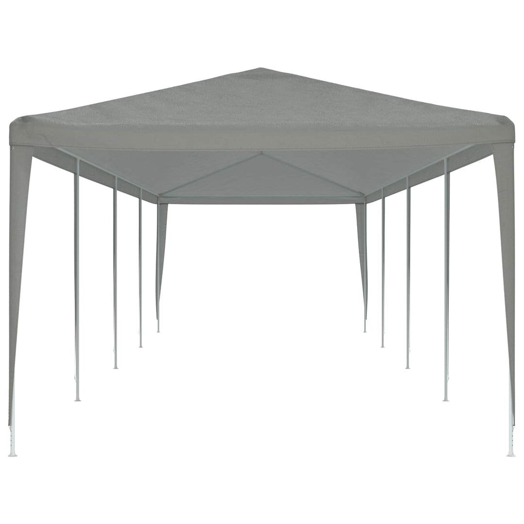 Party Tent Lysegrå 1200 x 300 x 255 cm PE og stål