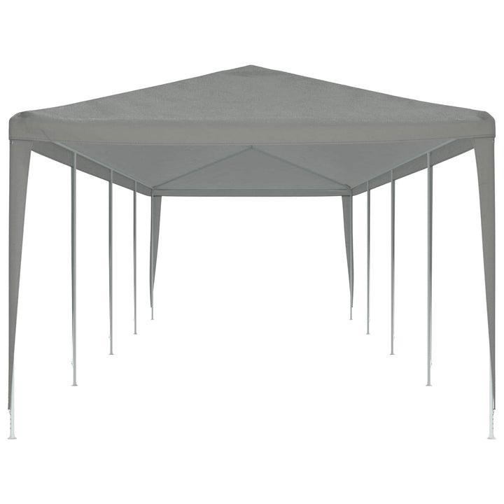 Party Tent Lysegrå 1200 x 300 x 255 cm PE og stål