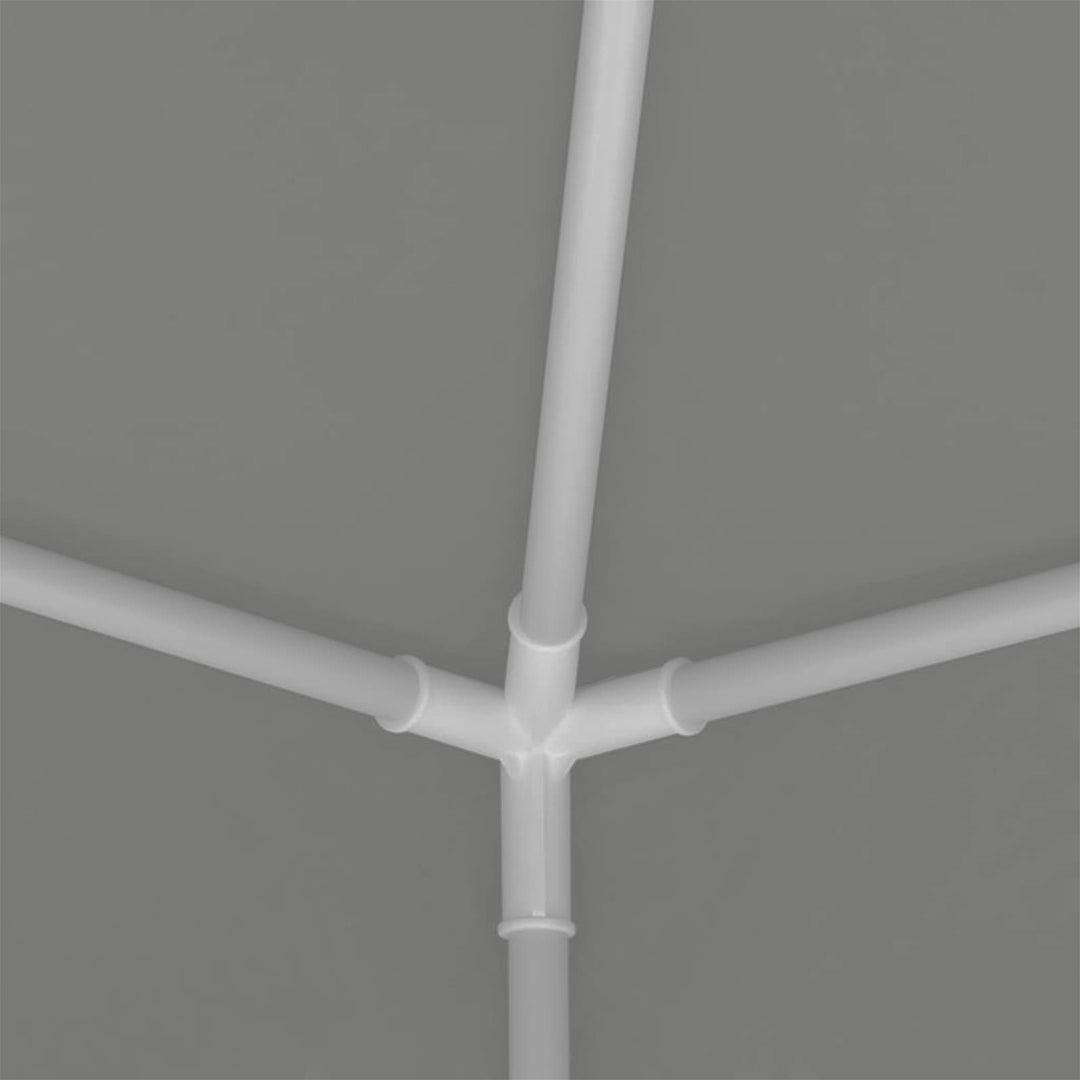 Party Tent 250 x 250 x 240 cm Lysegrå PE og stål