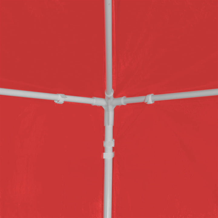 Party Tent 300 x 300 x 255 cm Rød PE og stål