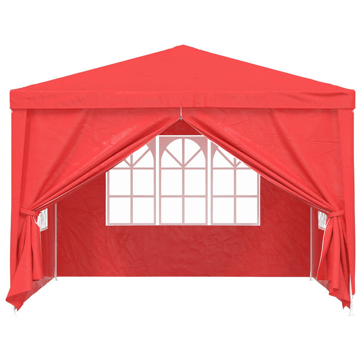 Party Tent 300 x 300 x 255 cm Rød PE og stål