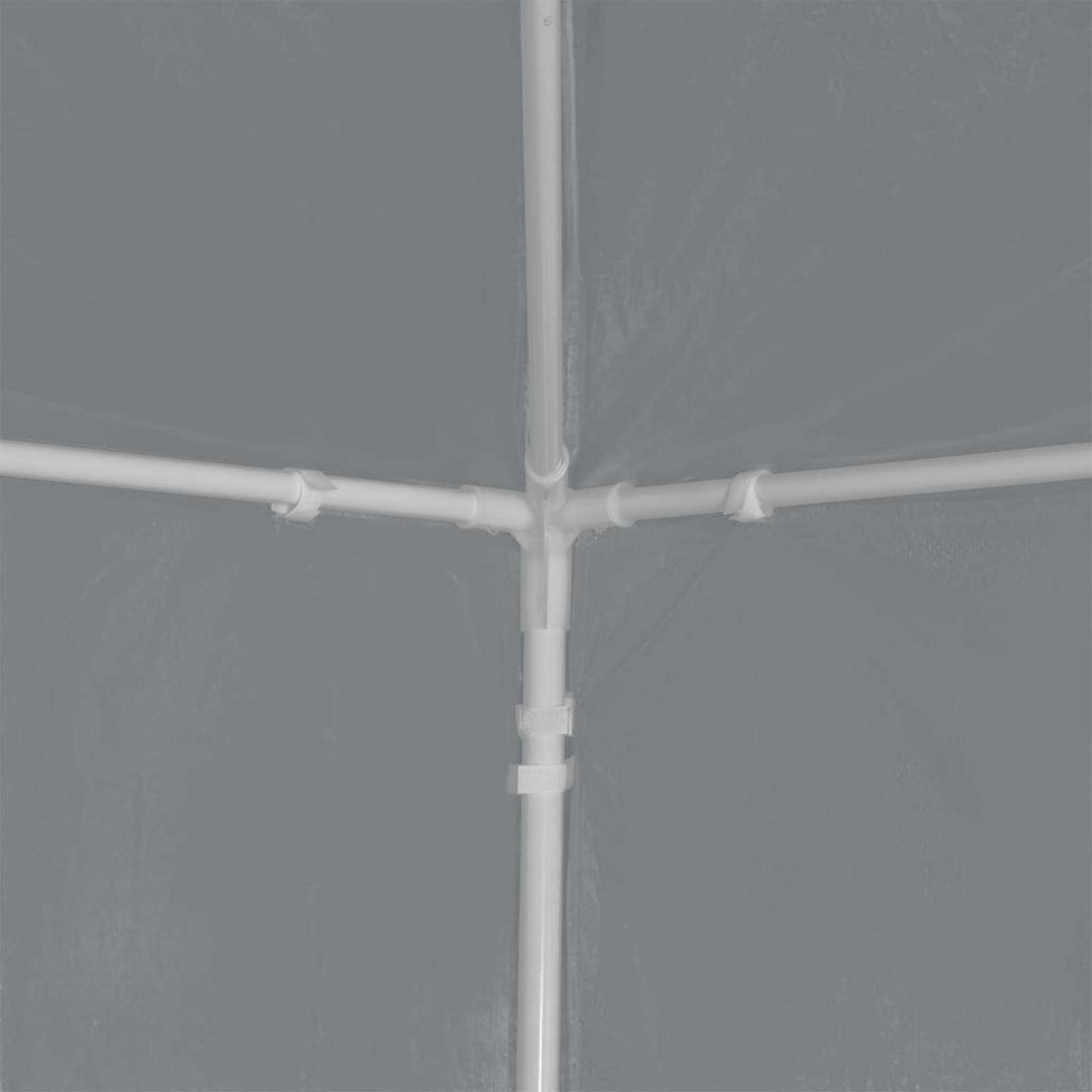 Party Tent 300 x 300 x 255 cm Lysegrå PE og stål