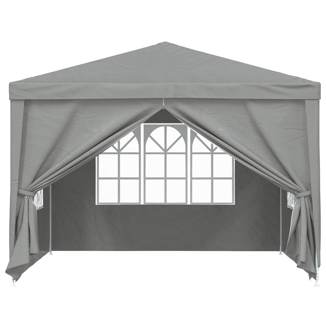 Party Tent 300 x 300 x 255 cm Lysegrå PE og stål