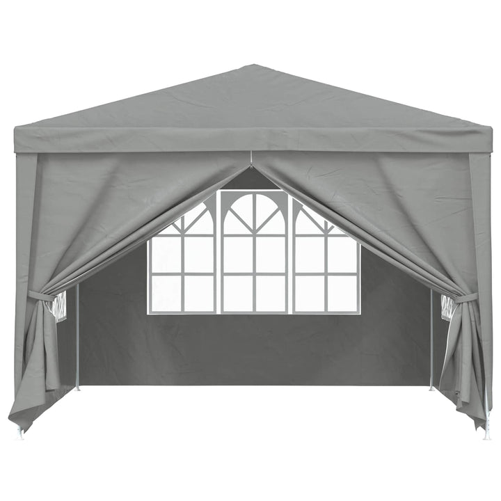 Party Tent 300 x 300 x 255 cm Lysegrå PE og stål