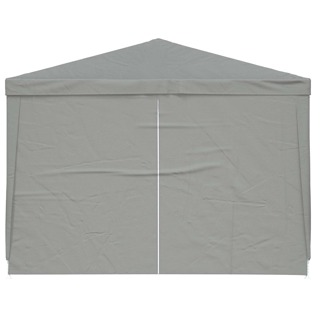 Party Tent 300 x 300 x 255 cm Lysegrå PE og stål