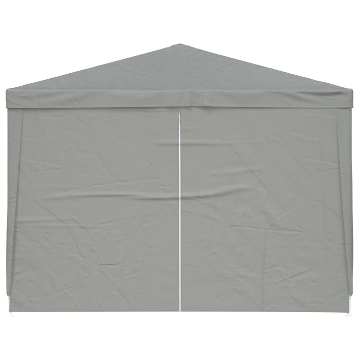 Party Tent 300 x 300 x 255 cm Lysegrå PE og stål