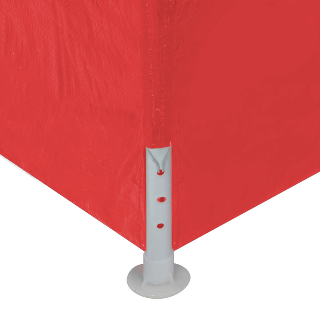 Party Tent 900 x 300 x 255 cm Rød PE og stål